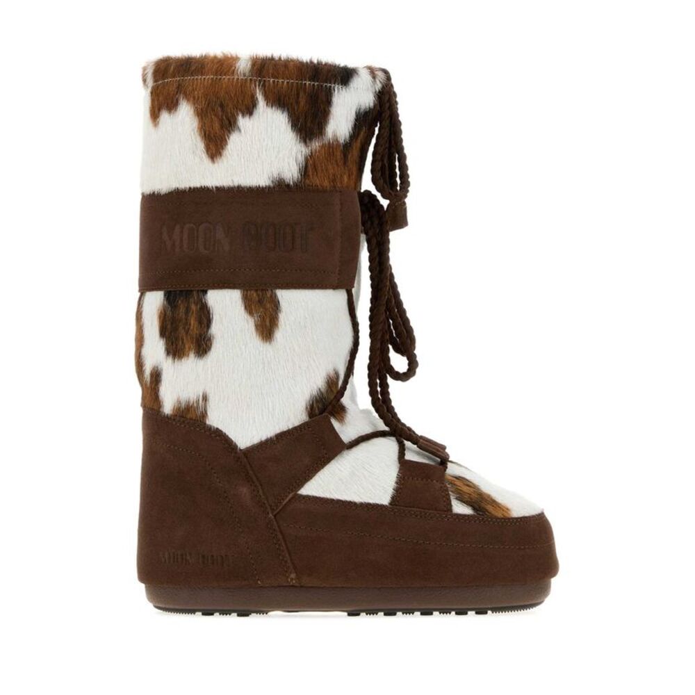 Moon Boot Unisex Printed Calf Hair Icon Boots